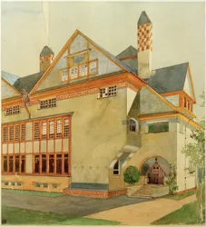 Étude pour la maison double Stade
